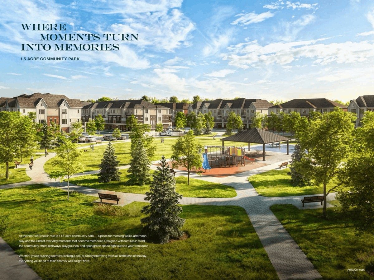Mirra Townhomes community aerial view