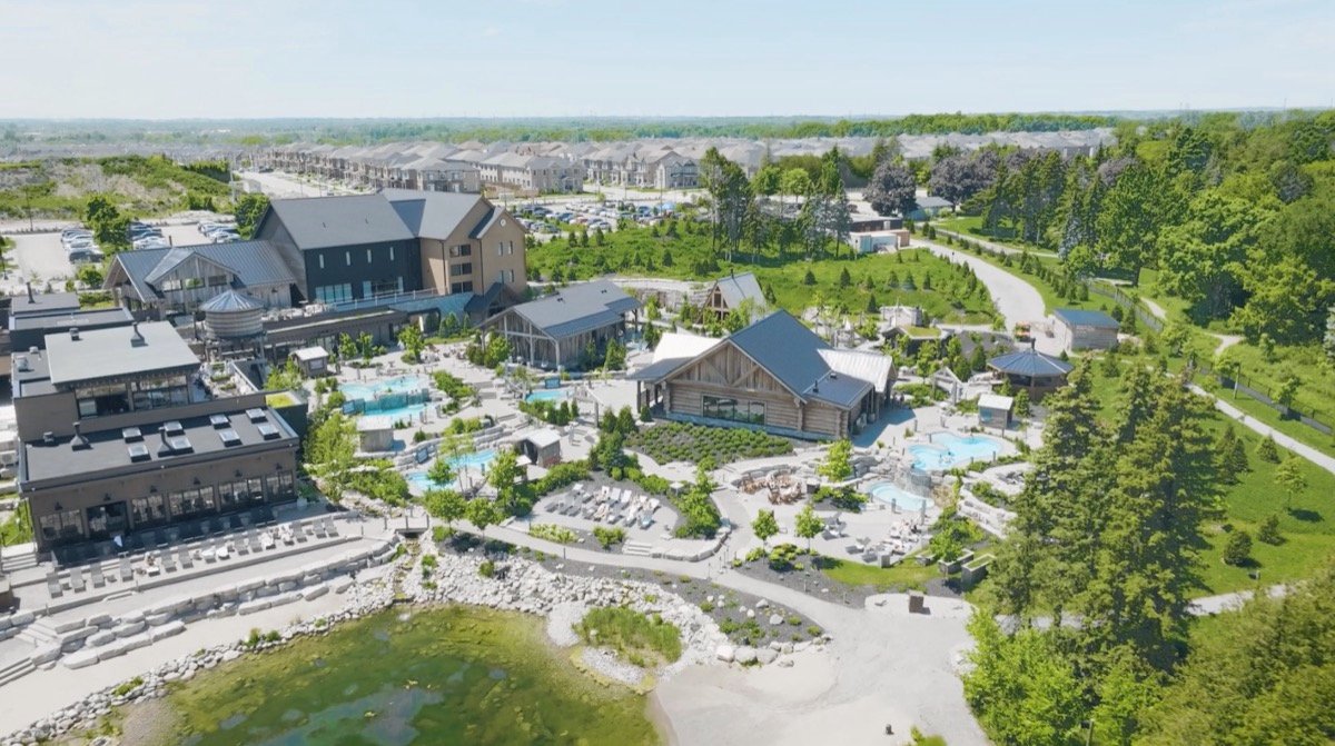 Thermea Spa Village near Mirra Townhomes Brooklin
