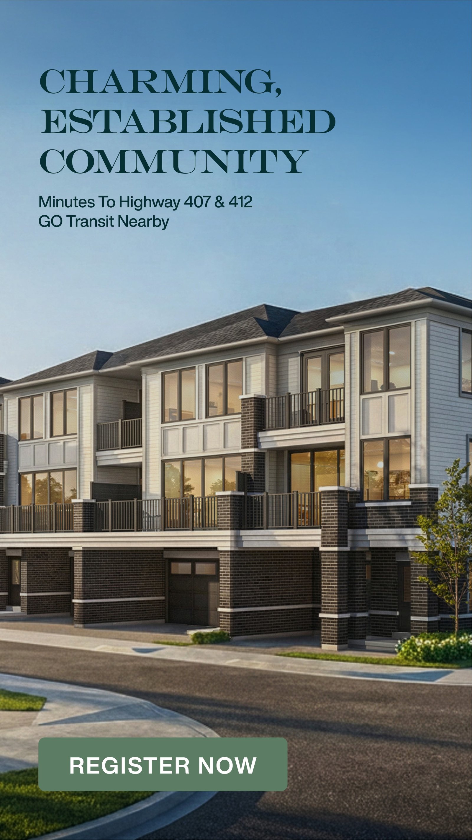 Brooklin community near Mirra Townhomes